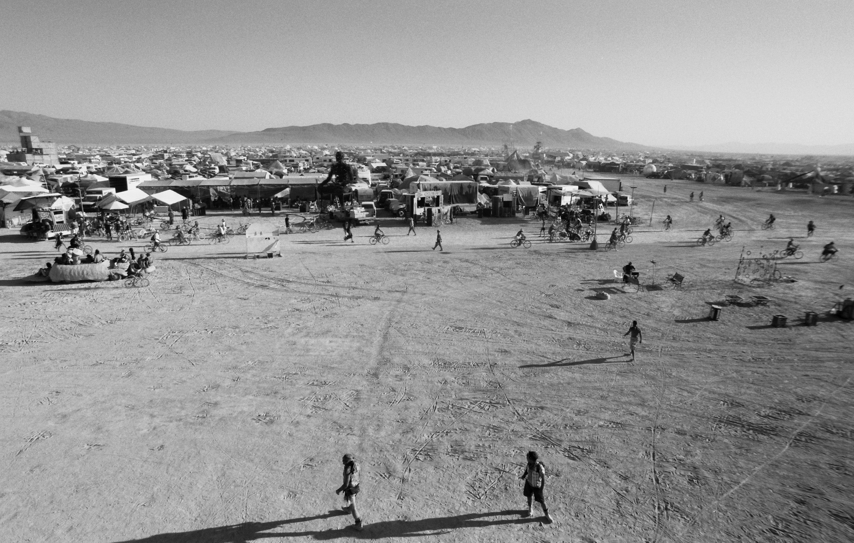 Black Rock City, the temporary city of Burning Man